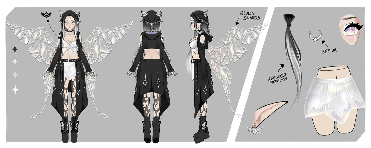 Reference Sheet for Alex Aether